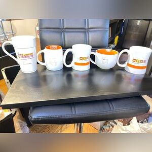 Vintage Dunkin' Donuts Coffee Mugs Kitschy Cool Lot Of 6 Great Cond. No Chips